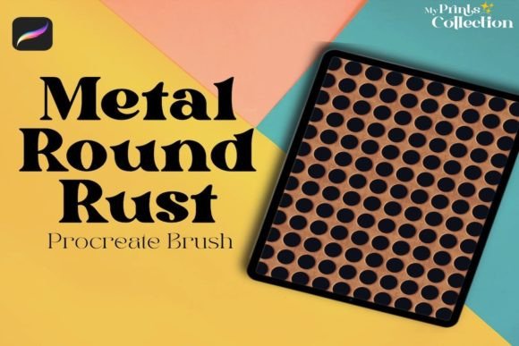Evaluating the Metal Round Rust Procreate Brush for Digital Texturing