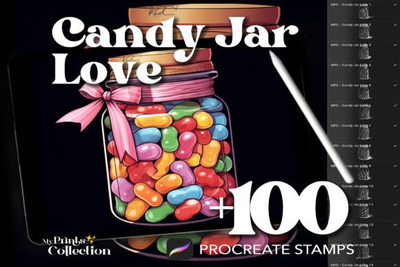 Infusing Digital Art with Sweetness: A Guide to Using Procreate Candy Jar Love Stamps