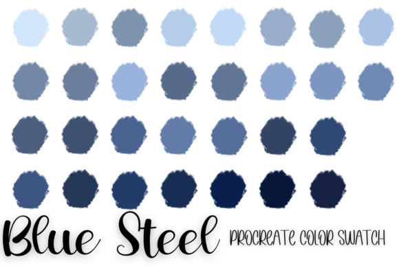Mastering Blue Steel Procreate Swatches