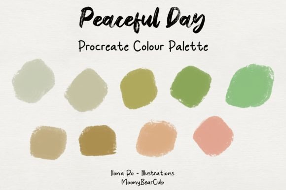 Peaceful Day: Enhancing Your Digital Art with a Serene Color Palette