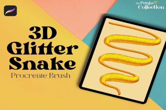 Strategic Visual Impact: Leveraging the 3D Glitter Snake Procreate Brush for Professional Digital Art