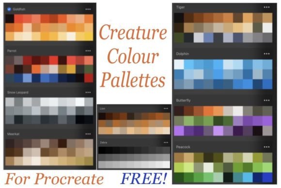 Unlocking Natural Beauty with Creature Colour Palettes for Procreate