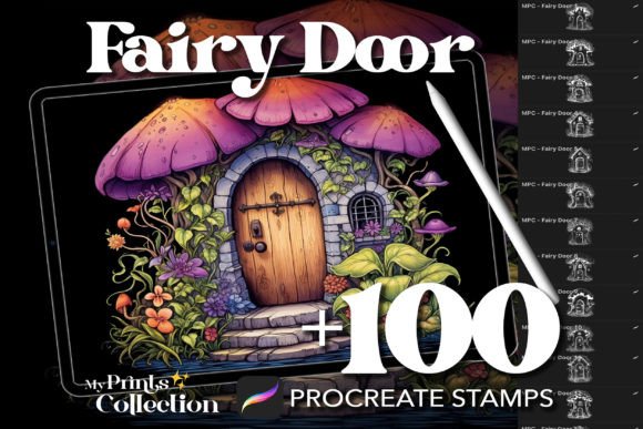 Unlocking Whimsy: A Guide to 100 Procreate Fairy Door Stamps