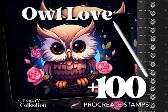 Unlocking Whimsy: How 100 Procreate Owl Love Stamps Transform Digital Art
